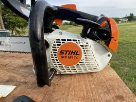 1146-011-3020 Stihl Chainsaw Ms 151 Tc For Parts Or Repair 23.6 Cc With Bar And Chain