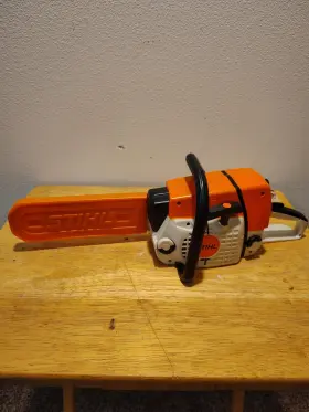 500i-70108717854 Stihl Toy Chainsaw - Working Chain And Draw String All Works Volume For Sound