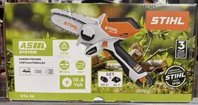 Stihl 886661634279 Gta 26 - 10.8v Cordless Handheld Pruner Chainsaw Kit....new