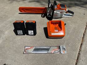 Stihl Ma032000014 2023 Msa 220 C-b 16 Inch Lithium-lon Chainsaw With 2 Batteries Chain Sharpener