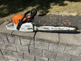 Ms217 Stihl Chainsaw Farm Boss With Case Owners Manual T-wrench And Screwdriver