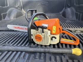 Stihl Ms250-16 Ms250 Chainsaw 025 With New 16 Inch Tsumura Bar 3/8 050 55dl 45.4cc