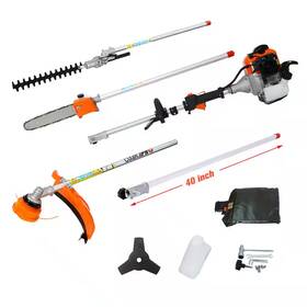 Sudzendf 313033532517 5 In 1 Multi-functional Trimming Tool 56cc 2-cycle Garden With Gas Pole Sa