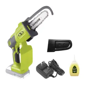 24v-hcs-lte-p1 Sun Joe B09skdh8bq 24-volt Ion Cordless Mini Chainsaw Green Swj-oil Premium