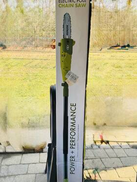 Sun Joe Swj801e 8 Inch 7a Corded Telescopic Pole Chainsaw Automatic Chain Oiler