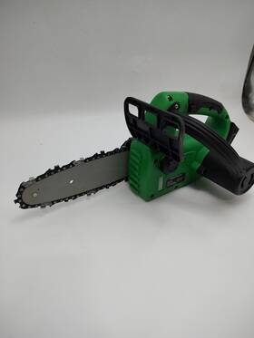 Super Handy Gut072 Chainsaw Mini 8-inch Cordless Electric - Green