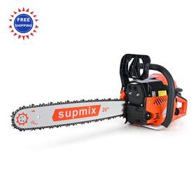 Supmixtools 6250 Gas Chainsaw 20 Inch 62cc 2 Cycle Petrol Handheld Gasoline Power Saw