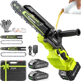 Bl-168 Supstable Cordless Mini Chainsaw 1000w Brushless Electric 8 Inch 6 Battery Powered