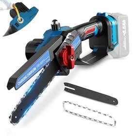 Synxiter 768553855293 Mini Chain Saw For Makita 18v Battery Auto-oiler 8-inch And 6-inch 2-in-1 Br