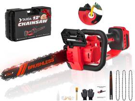 Tairda 714855154527 12-inch Brushless Chainsaw Compatible For Milwaukee 18v Battery No