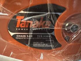 Tanaka Tcs33eb New Chainsaw With 16 Inch Bar
