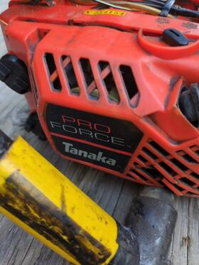 Tanaka Tcs3401 Top Handle Saw For Parts Or Repair