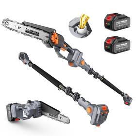 Taskstar Sc08 2in1 Pole Saw For Tree Trimming 8inch Cordless Brushless Chainsaw W