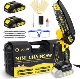 Tech -550w Chainsaw-2 6inch Mini Chainsaw Handheld Electric Battery Powered For Tree Cutting