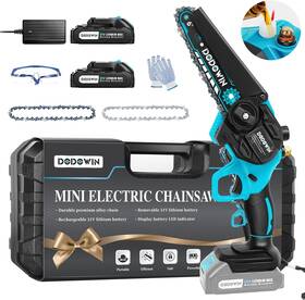 Tech 744759889850 Mini Chainsaw Cordless 6 Inch Fathers Day Gifts Handheld Electric Batte