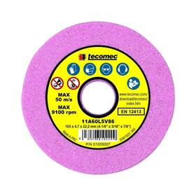 Tecomec 01005007 Grinding Wheel 3/16 Inch 5007 5-3/4