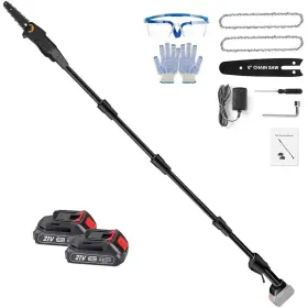 Po-sy-52 Teqhome Pole Saw 6-inch Cordless Saws For Tree Trimming 21v Electric Chai