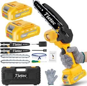 Tietoc Direct Huizhou Xinghengfa Hardware Co. Ltd. 610371321859 Mini Chainsaw 6 Inch Cordless Ease Of Use Portable Electric S