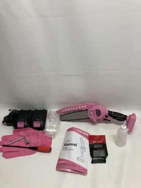 Ty7022301 Tomyvic Battery Powered Portable Chainsaw Pink