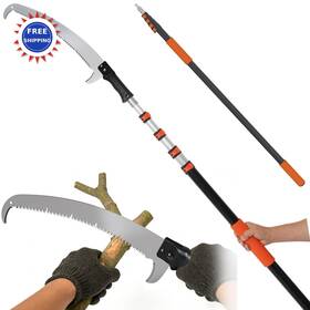 Tonyingo Xjp-60 Reach Pole Saws 26ft 20ft Telescoping Extension Pruning Saw Garden Yard 5-20ft