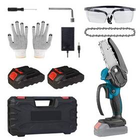 Torin 810104646437 Acp01r 4 Inch Mini Cordless Chainsaw Portable Electric Battery Powered