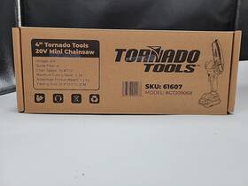 Tornado Gt209069 Tools 20v 4 Inch Mini Chainsaw Cordless Gt209068 Sku 61607 New