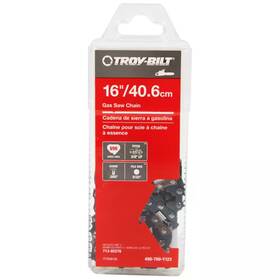 Troy-bilt 744759060334 Original Equipment 16 Inch 0.050 Gauge Chainsaw Chain For Gas Chainsaws With