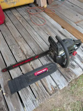 40cc-tb4018cc-chain Troy-bilt Ms42 Vintage-troybilt Saw -for Parts -great Shape-runs-needs Wor