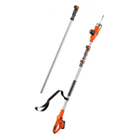 Ukoke 856121007615 Cordless Pole Tree Pruning 8.3-inch Blade Saw For Trmming 20v 2.0a Batt