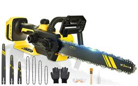 Uniqwamo 081904740759 3-in-1 Chainsaw Compatible For Dewalt 20v 60v Max Battery No