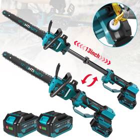 Untimaty 680358212333 Cordless Electric Chainsaw 12 Inch 1200w Motor Automatic Chain