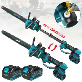 Untimaty 739964411859 Cordless Electric Chainsaw 12 Inch 1200w Motor Automatic Chain