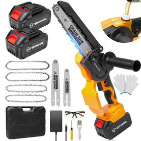 Verymodel A8000012 Mini Chainsaw 8 Inch And 6 Electric Cordless Upgraded Brushless
