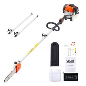 Vevor 197988149309 Gas Pole Saw 43cc 2-stroke Extendable Cordless Tree Trimmer 10 In Cutting