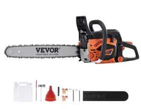 Rqljmgkecc52q4dkn Vevor 52cc 18 Inch Gasoline Chainsaw 2.55 Hp Gas Powered Wood Cutting Chain Saw