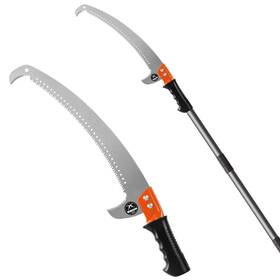 Walensee Ps-001-a 7.7 Ft. Pruning Pole Saw With 17 Inch Steel Blade