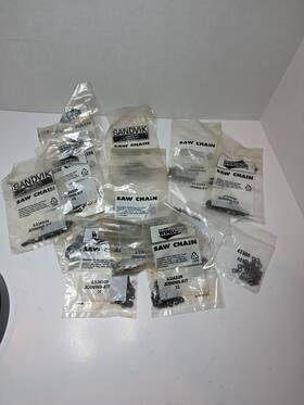Windsor 63j4509 16 Nos Sandvik Misc Saw Chain Repair Joining Kits Part#4300