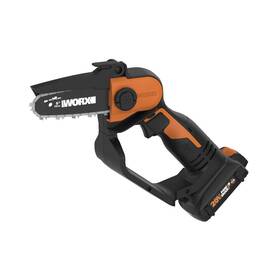Worx Mowg324 Lightweight 5 Inch 20v Cordless Pruning Saw Battery Charger Set Tree Branch Cutter