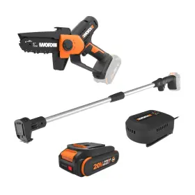 Wg326.1 Worx Pole Chainsaw 20v 5ftft Pruning Saw With Extension Reach Up To 9 Ft