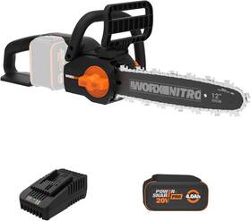 Worx Wg350-su Nitro 20v Brushless 12 Inch Cordless Chainsaw