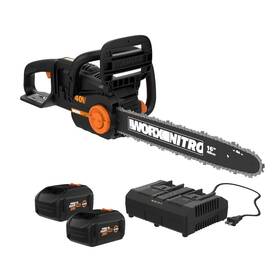 Worx Wp395-cr Nitro Wp395 40v Powershare Pro 16 Inch Cordless Chainsaw With Brushless Motor