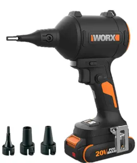 Wx099l Worx Nitro 20v Power Share Duster Inflator And Shop Blower Battery &