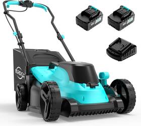 Yardcare Blm40034us 2025 Upgrade 36v Brushless Cordless Lawn Mower 2x4.0ah Batteries Led Dig