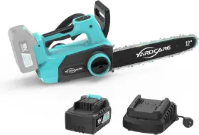 Btcs20012-djca Yardcare 12-inch 18v Cordless Chainsaw With 4.0ah Battery And Charger Dual Mode Led Di