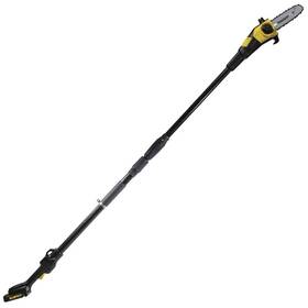 Yardworks Molps40820-1 8 Inch 20v Lightweight Cordless Pole Saw Battery Charger Set Tree Branch Trimming