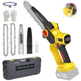 Yexlxln Hj-cs06 Mini Chainsaw For Dewalt 20v Max Battery 8 Inch Cordless Chain Saw Batt