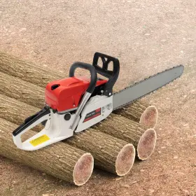 9rwdml8 Yoltckde 22in Gas Chainsaw 2-stroke 52cc Gasoline Chain Saw 7500rpm Manual Starting Fo
