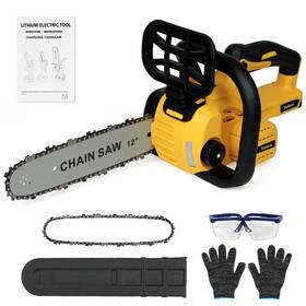 Yudara 0075-yudara Cordless 12 Inch Brushless Chainsaw For Dewalt 20v Max Battery Brushless