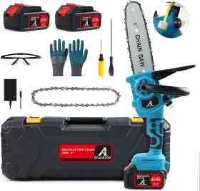 Zyauston 765373453746 8 Inch Cordless Electric Chain Saw Presents The Ultimate Solution For All Your