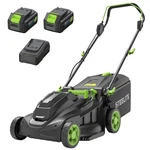 Steelite 42V (2X21V) 17-INCH Cordless Lawn Mower With 2X4.0 Ah Battery & Charger New. Price: $209.99.